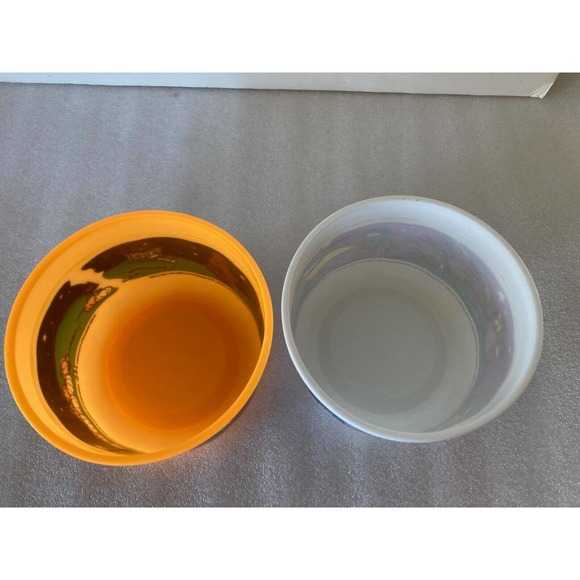 Lot 2 Vintage McDonalds 1999 Halloween Happy Meal Treat Bucket Pail No Lids - Picture 4 of 12